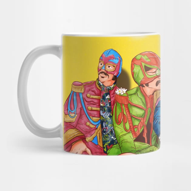 Sgt. Pepper Lucha Hearts Club Band by ExtraCooler